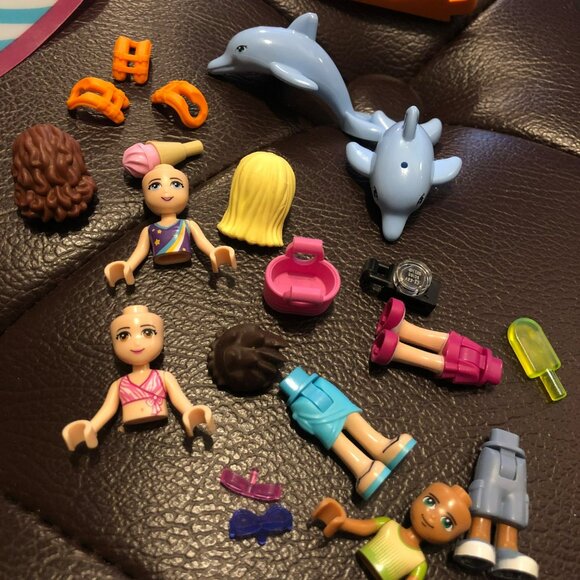 LEGO Friends 41317 Sunshine Catamaran People Dolphins Incomplete READ - Picture 3 of 11